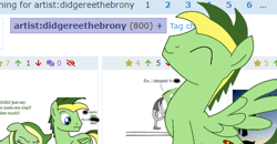 Size: 462x241 | Tagged: safe, artist:didgereethebrony, oc, oc:didgeree, pegasus, pony, happy, solo