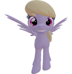 Size: 693x720 | Tagged: safe, artist:topsangtheman, cloud kicker, pegasus, pony, 3d, looking at you, simple background, source filmmaker, transparent background