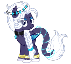 Size: 3800x3400 | Tagged: safe, artist:poppyglowest, oc, bat pony, braid, female, high res, mare, simple background, solo, transparent background