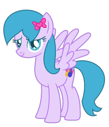 Size: 1041x1217 | Tagged: safe, artist:yuseifan4life, oc, oc only, oc:musical heart, pegasus, female, looking at you, mare, pegasus oc, ribbon, simple background, solo, transparent background, wings