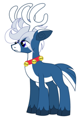 Size: 1896x2736 | Tagged: safe, artist:fusion sparkle, oc, oc:diego, deer, reindeer, commission, solo