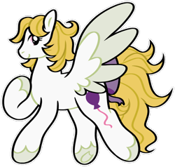 Size: 828x788 | Tagged: safe, artist:7sbr, baby surprise, pony, g1, bow, older, simple background, solo, tail bow, transparent background