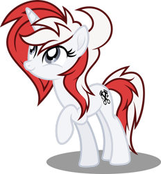 Size: 1280x1382 | Tagged: safe, artist:fuzzybrushy, oc, oc only, oc:stock piston, unicorn, show accurate, simple background, solo, transparent background