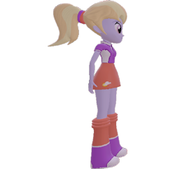 Size: 748x720 | Tagged: safe, artist:topsangtheman, cloud kicker, equestria girls, 3d, simple background, solo, source filmmaker, transparent background