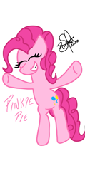 Size: 1553x3250 | Tagged: safe, artist:richartspark, derpibooru import, pinkie pie, earth pony, pony, female, mare, pink coat, pink mane