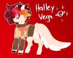 Size: 2978x2354 | Tagged: safe, artist:crazysketch101, oc, oc:halley vega, alien, pony