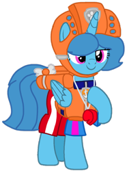 Size: 776x1043 | Tagged: safe, artist:徐詩珮, spring rain, alicorn, pony, series:sprglitemplight diary, series:sprglitemplight life jacket days, series:springshadowdrops diary, series:springshadowdrops life jacket days, alicornified, alternate universe, base used, clothes, cute, lifeguard, lifeguard spring rain, paw patrol, race swap, simple background, springcorn, transparent background, zuma (paw patrol)