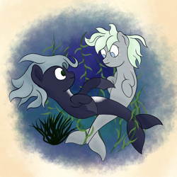 Size: 1500x1500 | Tagged: safe, artist:ahorseofcourse, oc, oc only, oc:belle luga, original species, whale pony, underwater