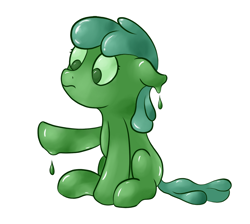 Size: 1000x896 | Tagged: safe, artist:ahorseofcourse, oc, oc only, goo, goo pony, original species, solo