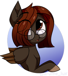 Size: 3058x3420 | Tagged: safe, artist:lux-arume, oc, oc only, oc:jaylie doodle, pegasus, pony, eye clipping through hair, female, glasses, mare, simple background, solo, transparent background