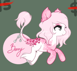 Size: 296x272 | Tagged: safe, artist:glitterring, oc, oc only, earth pony, pony, ear fluff, earth pony oc, female, hoof fluff, leonine tail, mare, solo