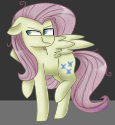 Size: 726x794 | Tagged: safe, artist:clairedaartiste444, mean fluttershy, pegasus, pony, the mean 6, clone, solo