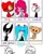 Size: 540x675 | Tagged: safe, artist:3pancutie2, derpibooru import, pinkie pie, earth pony, human, pony, animatronic, bendy and the ink machine, bust, crossover, cuphead, cuphead (character), eyepatch, female, five nights at freddy's, foxy, hatsune miku, ink demon, mare, six fanarts, studio mdhr