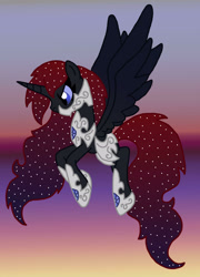 Size: 2079x2885 | Tagged: safe, artist:kitistrasza, oc, oc:starlight rider, alicorn, pony, alicorn oc, armor, horn, wings