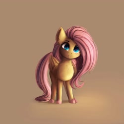 Size: 4000x4000 | Tagged: safe, artist:miokomata, derpibooru import, fluttershy, pegasus, pony, chest fluff, colored hooves, female, freckles, freckleshy, looking at you, mare, solo