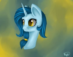 Size: 1280x1000 | Tagged: safe, oc, oc:starley orlin, unicorn, bust, portrait