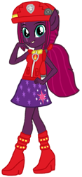 Size: 495x1061 | Tagged: safe, artist:徐詩珮, fizzlepop berrytwist, tempest shadow, series:sprglitemplight diary, series:sprglitemplight life jacket days, series:springshadowdrops diary, series:springshadowdrops life jacket days, equestria girls, alternate universe, base used, clothes, cute, equestria girls-ified, marshall (paw patrol), paw patrol, ponied up, simple background, transparent background