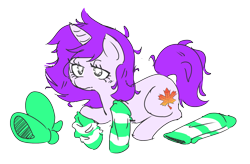 Size: 1961x1286 | Tagged: safe, artist:doodlegamertj, oc, oc:mable syrup, pony, unicorn, blind, bow, clothes, female, mare, messy mane, simple background, socks, solo, striped socks, tired, transparent background