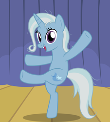 Size: 1762x1953 | Tagged: safe, artist:badumsquish, derpibooru exclusive, trixie, pony, unicorn, the mean 6, alternate hairstyle, alternate manestyle, bipedal, can can, can-can, clone, cutie mark, dancing, female, high kick, kick, kicking, looking at you, mare, mean trixie, messy mane, radio city rockettes, show accurate, stage