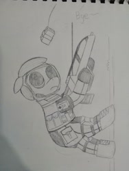 Size: 2976x3968 | Tagged: safe, earth pony, clothes, finka, rainbow six siege, traditional art