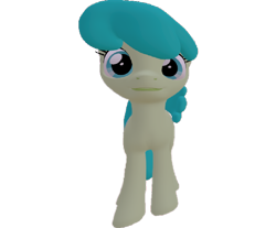 Size: 870x720 | Tagged: safe, artist:topsangtheman, green jewel, earth pony, pony, 3d, looking at you, simple background, solo, source filmmaker, transparent background