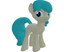 Size: 890x720 | Tagged: safe, artist:topsangtheman, green jewel, earth pony, pony, 3d, looking at you, simple background, solo, source filmmaker, transparent background