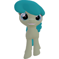 Size: 712x720 | Tagged: safe, artist:topsangtheman, green jewel, earth pony, pony, 3d, looking at you, simple background, solo, source filmmaker, transparent background