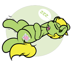 Size: 5000x4200 | Tagged: safe, artist:theawkwarddork, oc, oc:dumas briks, earth pony, absurd resolution, simple background, sleeping, solo, text, transparent background