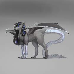 Size: 2000x2000 | Tagged: safe, artist:nsilverdraws, oc, oc:solecha, chimera, hybrid, monster pony, eldritch abomination, male, monster, solo