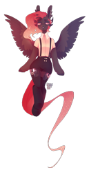 Size: 559x1082 | Tagged: safe, artist:ipoloarts, oc, oc only, alicorn, fly, insect, original species, flying, simple background, solo, transparent background
