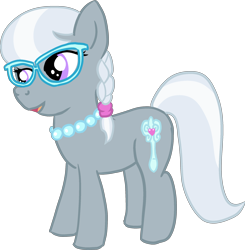 Size: 2209x2255 | Tagged: safe, artist:poniidesu, silver spoon, earth pony, pony, female, filly, simple background, solo, transparent background