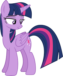 Size: 4241x5117 | Tagged: safe, artist:illumnious, twilight sparkle, twilight sparkle (alicorn), alicorn, pony, .ai available, absurd resolution, cutie mark, female, lidded eyes, mare, simple background, solo, transparent background, vector