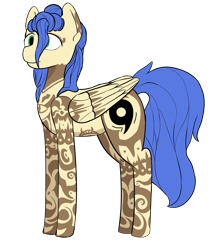Size: 2133x2397 | Tagged: safe, artist:thewindrunner, oc, oc only, oc:windrunner, pegasus, coat markings, simple background, smiling, solo, standing, tattoo, transparent background