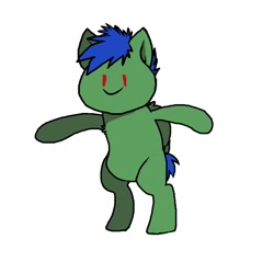 Size: 1074x1071 | Tagged: safe, artist:dippchip, oc, oc:dex bolts, pegasus, pony, asserting dominance, bipedal, male, simple background, solo, stallion, standing, t pose, white background