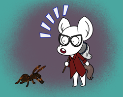 Size: 1093x860 | Tagged: safe, artist:amynewblue, oc, oc:big jim miller, earth pony, pony, spider, animal crossing, jimmiller, pomyfestonline, ponyfest, ponyfest online, show staff