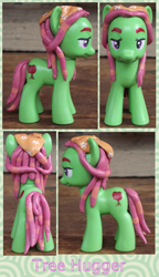 Size: 739x1280 | Tagged: safe, artist:phasingirl, tree hugger, earth pony, pony, custom, irl, photo, solo, toy