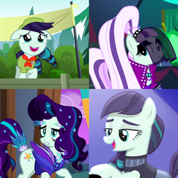 Size: 2160x2160 | Tagged: safe, screencap, coloratura, earth pony, pony, the mane attraction, compilation, countess coloratura, cute, female, filly, mare, rara, rarabetes, solo