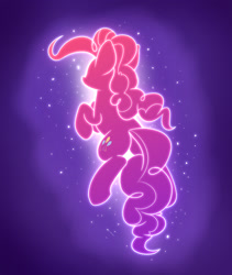 Size: 1600x1900 | Tagged: safe, artist:heir-of-rick, derpibooru import, pinkie pie, earth pony, pony, balloonbutt, butt, dark background, female, hidden cane, mare, plot, solo, stars