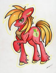 Size: 2325x3033 | Tagged: safe, artist:luxiwind, big macintosh, pony, high res, solo, traditional art