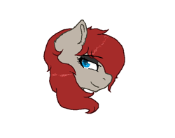 Size: 648x512 | Tagged: safe, artist:naaltive, oc, oc:ponepony, eyeshadow, makeup, ms paint, naaltive's ms paint ponies, smiling, smirk, solo