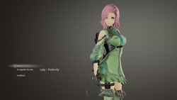 Size: 1920x1080 | Tagged: safe, derpibooru import, fluttershy, human, code vein, female, humanized, screenshots, solo, video game, video in description