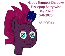 Size: 960x833 | Tagged: safe, artist:royalsmurf, artist:smurfettyblue, fizzlepop berrytwist, tempest shadow, simple background, solo, tempest day, white background