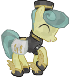 Size: 2252x2456 | Tagged: safe, artist:topsangtheman, cinnabar, golden hooves, quicksilver, crystal pony, pony, eyes closed, gameloft, raised hoof, simple background, transparent background