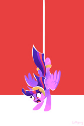 Size: 600x900 | Tagged: safe, artist:lollipony, derpibooru import, twilight sparkle, twilight sparkle (alicorn), alicorn, pony, atg 2020, newbie artist training grounds, scared, solo