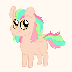 Size: 1021x1019 | Tagged: safe, artist:queenderpyturtle, oc, oc only, pony, colt, male, offspring, parent:big macintosh, parent:fluttershy, parents:fluttermac, simple background, solo, white background