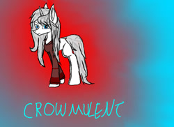 Size: 1100x800 | Tagged: safe, artist:prismicdiamondart, oc, oc only, pony, unicorn, abstract background, clothes, horn, unicorn oc