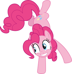 Size: 3000x3087 | Tagged: safe, artist:cloudyglow, derpibooru import, pinkie pie, earth pony, pony, the mean 6, .ai available, simple background, solo, transparent background, vector