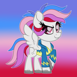 Size: 2200x2200 | Tagged: safe, artist:missmele-madness, oc, oc:northstar, pegasus, pony, clothes, female, hoodie, mare, solo