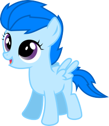 Size: 2833x3287 | Tagged: safe, artist:nero-narmeril, oc, oc:blue flame, pegasus, pony, female, filly, simple background, solo, transparent background