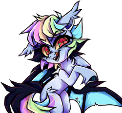 Size: 2748x2546 | Tagged: safe, artist:_spacemonkeyz_, oc, oc:pidge, bat pony, pony, female, high res, mare, simple background, solo, transparent background